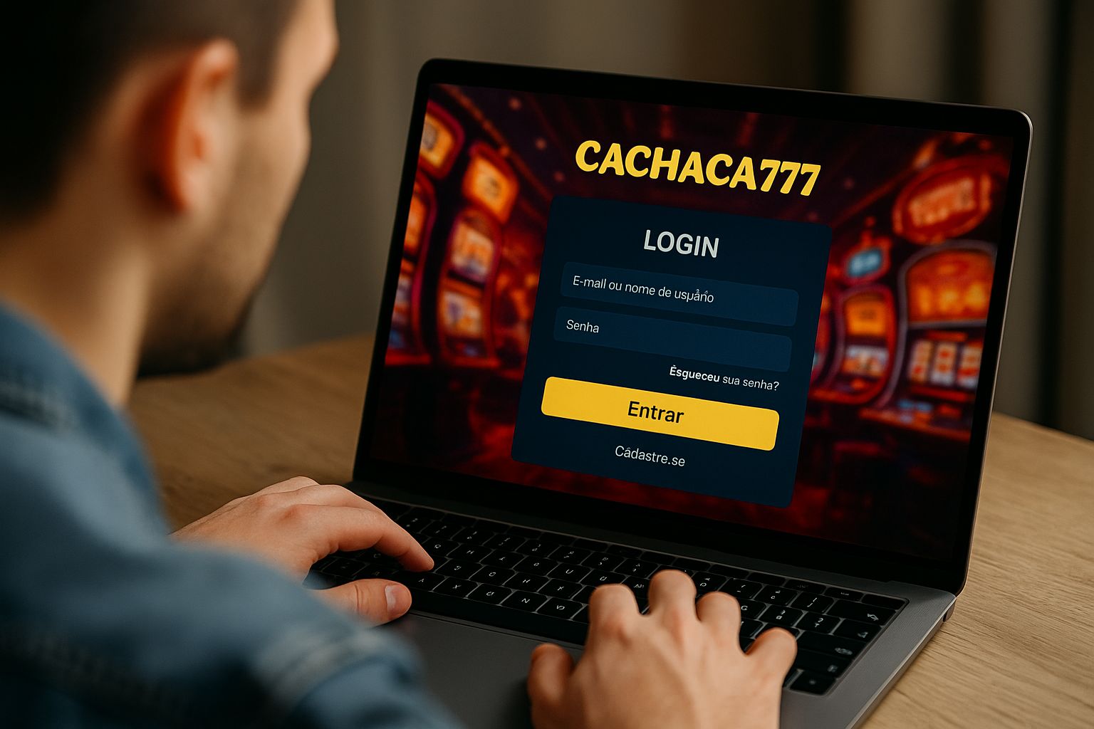 Login no Cassino CACHACA777