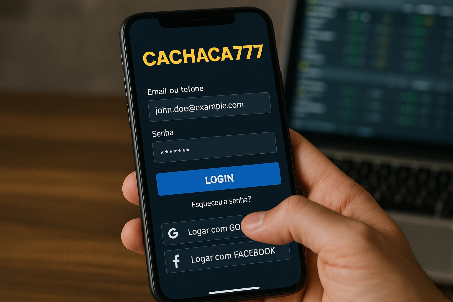 Não Perca tempo, o rRgistro na site CACHACA777